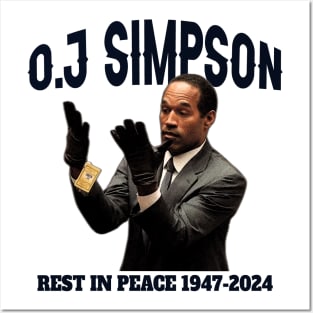 OJ Simpson Rest in Peace Posters and Art
